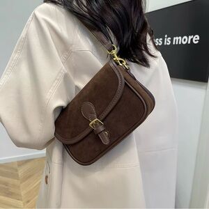 Trendy TYATVS Faux Suede Bag